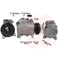 0600K493 VAN WEZEL Компресор кондиціонера