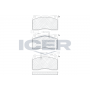 181647 ICER Комплект гальмівних колодок дисковий гальм