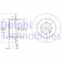 BG3141 DELPHI Гальмівний диск