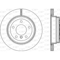 BDR2278.20 OPEN PARTS Гальмівний диск
