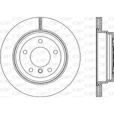 BDR2278.20 OPEN PARTS Гальмівний диск
