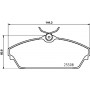 MDB3910 MINTEX КомплеК т гальмівних колодок, дискове гальмо