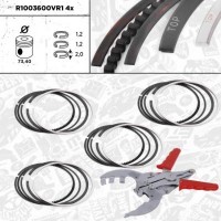 R1003600VR1 ET ENGINETEAM Комплект поршневих кілець