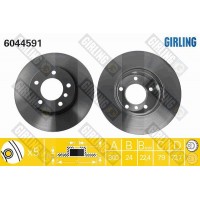 6044591 GIRLING Гальмівний диск