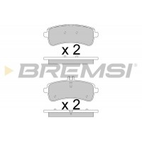 BP3780 BREMSI Комплект гальмівних колодок дисковий гальм