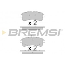 BP3780 BREMSI Комплект гальмівних колодок дисковий гальм