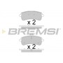 BP3780 BREMSI Комплект гальмівних колодок дисковий гальм