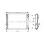 CR2097 AVA QUALITY COOLING Радіатор охолодження двигуна