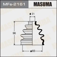 MFs-2161 MASUMA Комплект пыльника, Привідний вал