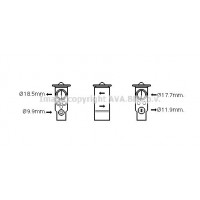 VO1171 AVA QUALITY COOLING Розширювальний клапан кондиціонера