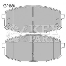 KBP1868 KEY PARTS Комплект гальмівних колодок дисковий гальм