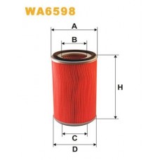 WA6598 WIX FILTERS Повітряний фільтр