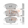 704-13086P IAP QUALITY PARTS Комплект гальмівних колодок дисковий гальм