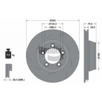 BDS2082LHC BENDIX Braking Гальмівний диск