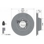 BDS2082LHC BENDIX Braking Гальмівний диск
