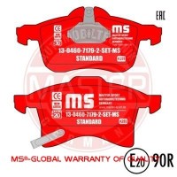 13046071792-SET-MS MASTER-SPORT GERMANY Комплект гальмівних колодок дисковий гальм