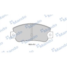 MBF015072 MANDO КомплеК т гальмівних колодок, дискове гальмо