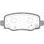 BPA1578.04 OPEN PARTS Комплект гальмівних колодок дисковий гальм