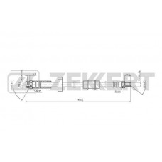 BS-9403 ZEKKERT Гальмівний шланг