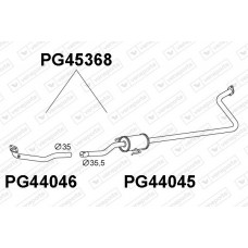 PG45368 VENEPORTE Предглушник вихлопних газів