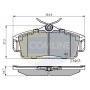 CBP0740 COMLINE Комплект гальмівних колодок дисковий гальм
