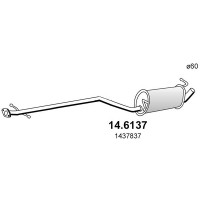 14.6137 ASSO Середній глушник вихлопних газів