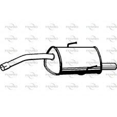 P1014 FENNO Глушник вихлопних газів кінцевий