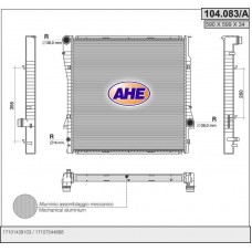 104.083/A AHE Радіатор охолодження двигуна