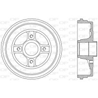 BAD9069.30 OPEN PARTS Гальмівний барабан