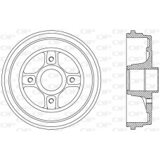 BAD9069.30 OPEN PARTS Гальмівний барабан