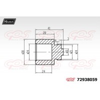 72938059 MAXTECH Поршень корпус скоби гальма