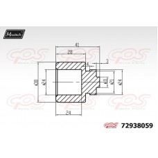 72938059 MAXTECH Поршень корпус скоби гальма