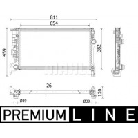 WG2183294 WILMINK GROUP Радіатор охолодження двигуна
