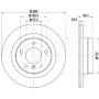 DP-0101 JAPANPARTS Гальмівний диск