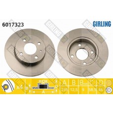 6017323 GIRLING Гальмівний диск