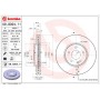 09.8304.11 BREMBO Гальмівний диск