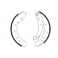 0 986 487 522 BOSCH Комплект гальмівних колодок