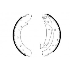 0 986 487 522 BOSCH Комплект гальмівних колодок