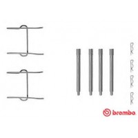 A 02 281 BREMBO Комплектуючі колодки дискового гальма