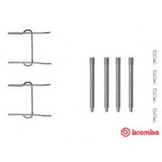 A 02 281 BREMBO Комплектуючі колодки дискового гальма