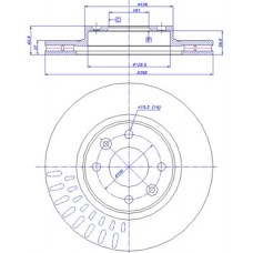 142.1780 CAR Гальмівний диск