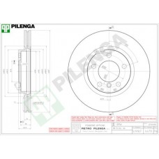 V479 PILENGA Гальмівний диск