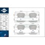 RT 2PD31810 ROTINGER Комплект гальмівних колодок дисковий гальм