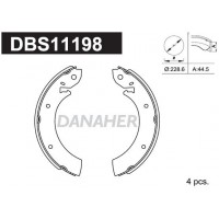 DBS11198 DANAHER Комплект гальмівних колодок