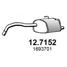 12.7152 ASSO Глушник вихлопних газів кінцевий