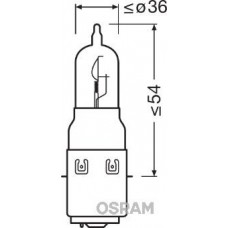 64326 OSRAM Лампа розжарювання, Основна фара