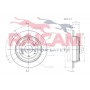 RD01289 RAICAM Гальмівний диск