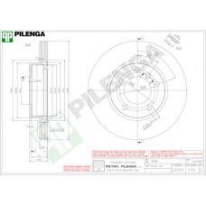 V119 PILENGA Гальмівний диск