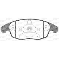 BPA1248.00 OPEN PARTS Комплект гальмівних колодок дисковий гальм