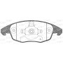 BPA1248.00 OPEN PARTS Комплект гальмівних колодок дисковий гальм